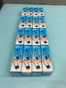 Lot of 16 AMAT 1010-01088 LAMP BULB 2P-TUNGST 120V 1KW 1500HR-LF CLR T-6, 123741
