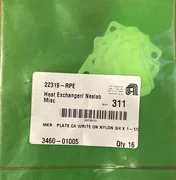 Lot of 16 Applied Materials AMAT 3460-01005 PLATE CA WRITE ON NYLON 0.75-1.5"