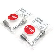 Lot of 2 NEW Applied Materials AMAT 0050-50826 Weldment 1/4&quot; VCR Fittings 6LVV