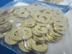 Lot of 200 Brass Washers .281 id x .63 od Novellus 21-055161-00