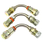 (Lot of 3) CTI-Cryogenics by Helix 3788039G001 Cryo Helium 90 degree Elbow