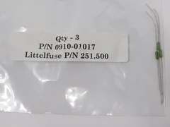 Lot of 3 each Littel Fuse 251.500 AMAT Applied Materials 0910-01017 Axial Lead F