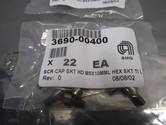 A Lot of 44 AMAT 3690-00400 SCREW CAP, SOCKET, HD, M5X10MML,HEX SOCKET TI,113222