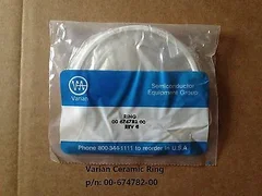 Lot of 5 Novellus (Varian) 3290 Ceramic Clip Ring 5&quot;, P/N: 00-674782-00