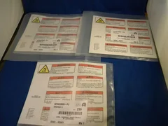 Lot of 6 AMAT Applied Materials 0060-02041 Warning Heavy Object Labels