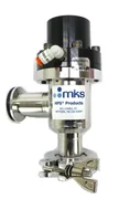 MKS Instruments UHV-25-AKK-ENVN Pneumatic Angle Valve AMAT 3870-04136 Working