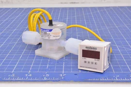 MW-855B-2T-004 / MINI WHEEL FLOWMETER, AMAT 1400-00889, SENSOR / MALEMA SENSORS