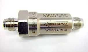 Millipore WGFG 01H RI Wafergard F Mini In-Line Gas Filter, 3000 PSI, WGFG01HR1
