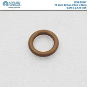 NEW APPLIED MATERIALS 3700-02047 75 Duro Brown Viton O-Ring 0.546 x 0.139 inch