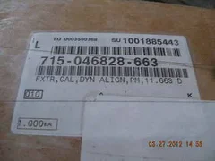 NEW LAM RESEARCH 715-046828-663 FXTR CAL DYN ALIGN PM NIB