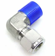 NEW Lot of 8 Applied Materials (AMAT) 3300-50015 FTG TBG 1/2" T X 1/2" FNPT SST