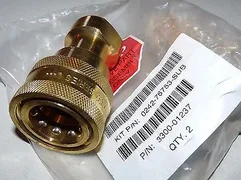 NEW PARKER BH4-60 AMAT 3300-01237 0242-76753-SUB HYDRAULIC COUPLER FEMALE BRASS