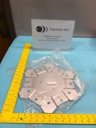 NOVELLUS 15-042166-00 SPINDLE WHEEL BOTTOM PLATE, 153600