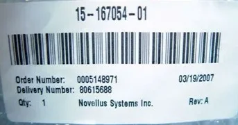 NOVELLUS 15-167054-01 SHOWERHEAD, VERSION 3, STATION 2-5,GAM