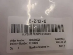 NOVELLUS 15-257350-00 PLATE,LIFT PIN,CAPTURED,C3VCTR