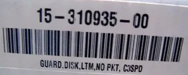 NOVELLUS  15-310935-00    GUARD, DISK LTM NO PKT