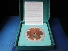 NOVELLUS 200mm Flatted Electrostatic Chuck, 02-121642-00 Rev. G, S/N: 050783