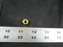 NOVELLUS  22-112018-00    NUT,HEX,1/4-28,BRASS