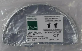 NOVELLUS / LSA ANODIC 04-722691-00 RING, TABLE STOP REV B