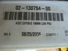 New Cup/Bus 196mm Low Pro Assy Novellus 02-130754-00 Rev B Ceramic Ring CoorsTek