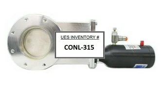 Nor-Cal Products 021010-1 Throttle Control Gate Valve AMAT 3870-03322 Working