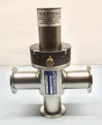 Norcal AMAT 3870-01212 Isolation Valve kf40 3 Way High Vacuum Valve