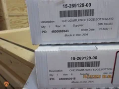 Novellus 15-269129-00 1264 ONLY,CUP,300MM,KNIFE,EDGE,BOTTOM,X4