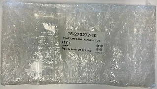 Novellus 15-270277-00 Mounting Plate, Interlocking, Panel, Altus