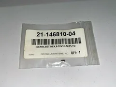 Novellus Hex Set Screw 21-146810-04 Lot of 11 Size 8/32&quot; x 1/4&quot; Nickel Plated