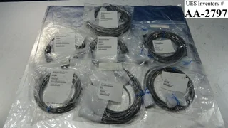 Novellus Systems C3 Vector Cable Kit 03-252223-00 03-291555-00 Set of 7 Used