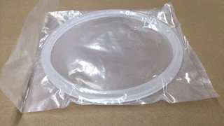 Novellus Type 15-120465-01 Quartz Ring Shield 9 1/4" OD 8 1/8" ID