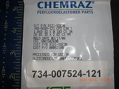 O-Ring  GREEN TWEED 921-SSE38 LAM RESEARCH (LAM) 734-007524-121 Chemraz PKG 2 1.