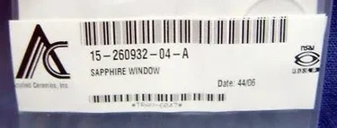 OEM Part Novellus 15-260932-04 Shim, Lift Pin 8.0-2in, Sapphire PKG 3
