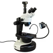 OMAX 7-45X Trinocular Gem Zoom Stereo Microscope Multi Lights+5MP USB Camera