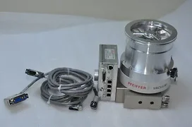 PFEIFFER TMH 261PXS TURBO PUMP &amp; TC 750-E74 CONTROLLER &amp; CABLES