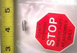 PIN Upper CMP AMAT P/N 0020-78014