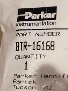 Parker Entegris PFA Flare Tee BTR-16168  Weld Fitting - lot of 5