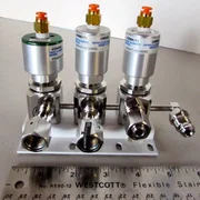 Parker Veriflo Pneumatic Actuated High Purity Distribution AMAT 0050-27733 Rev 2