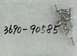 Qty 14, Applied Materials, AMAT, SCREW SKT BUTTON HD SST M4 X 12, p/n 3690-90585