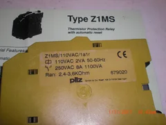 Relay PILZ Z1MS Applied Materails (AMAT) 1200-90158 THERMISTOR PROTECTION RLY AU