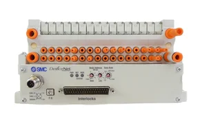 SMC EX420-SDN2 16-Port Pneumatic Manifold Assembly AMAT 4060-00930 Working