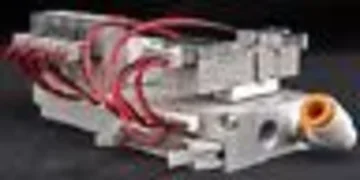 SMC LAM 853-480347-002 Pneumatic Valve Manifold +4x SY114-5MOZ +4x SYJ314M-5L0Z