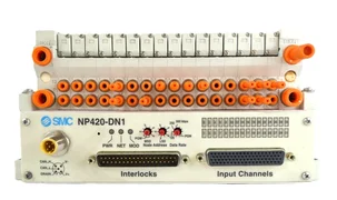 SMC NP420-DN1 16-Port Pneumatic Manifold AMAT 4060-00371 Working Spare