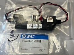 SMC NVJ3223Y 4-Way Double Solenoid Valve 24 VDC, AMAT 0090-20044, NOS