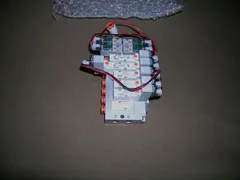 SMC US3219 Pneumatic MANIFOLD 24VDC 8 PORT LAM P/N 853-480347-002