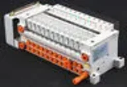 SMC US5833 Gas Panel Pneumatic Manifold Assy AMAT 0190-06402 +12x Solenoid Valve