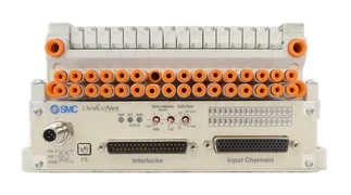 SMC VV5Q11-16-DAP00151 16-Port Pneumatic Manifold AMAT 4060-00866 Working