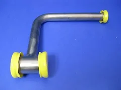 SS Vacuum Pipe, 90° Elbow w/ Tee, NW25 x NW40 x NW40, AMAT 0050-31694, New