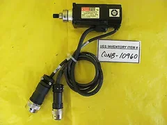 Sanyo Denki P30B04010DXS8FM AC Servo Motor BL Super AMAT 0195-07983 Working