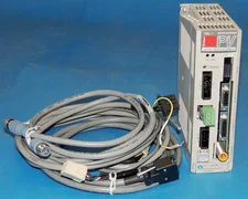 Sanyo Denki PV2A015SMT1P50 Servo Amplifier Drive 200V &amp; Cables / 0190-12138 AMAT